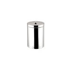 Cesto para Lixo com Recipiente Interno, Corpo e Tampa em Aço Inox 4,5L